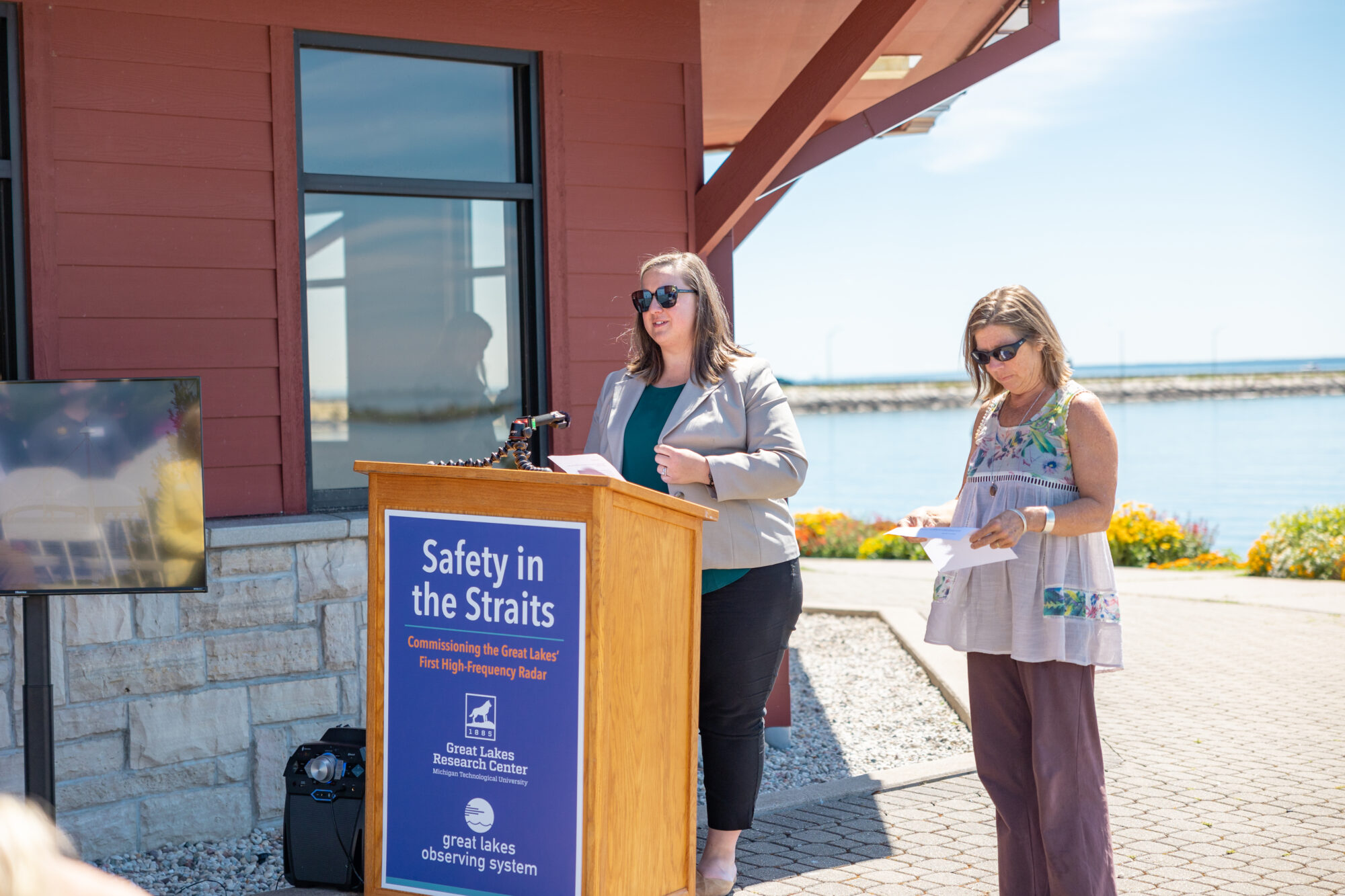 Great Lakes’ first highfrequency radar commissioned in St. Ignace GLOS