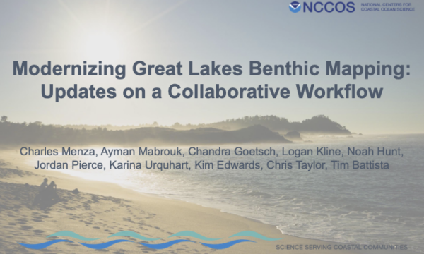 Charles Menza-Modernizing Great Lakes Benthic Mapping-Updates on a Collaborative Workflow