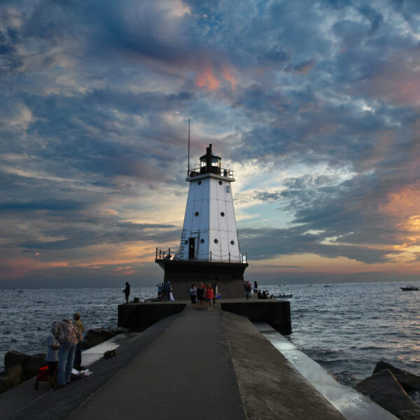 'Ludington Sunset' in Ludington, Michigan, August 2025 by Sandi Bronsink.