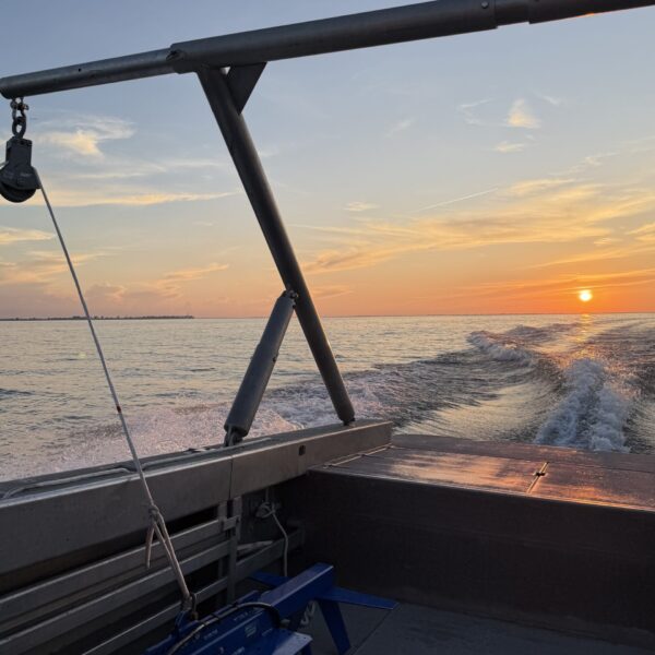 Sunset on Lake Erie by Aly Andersen, July 2025